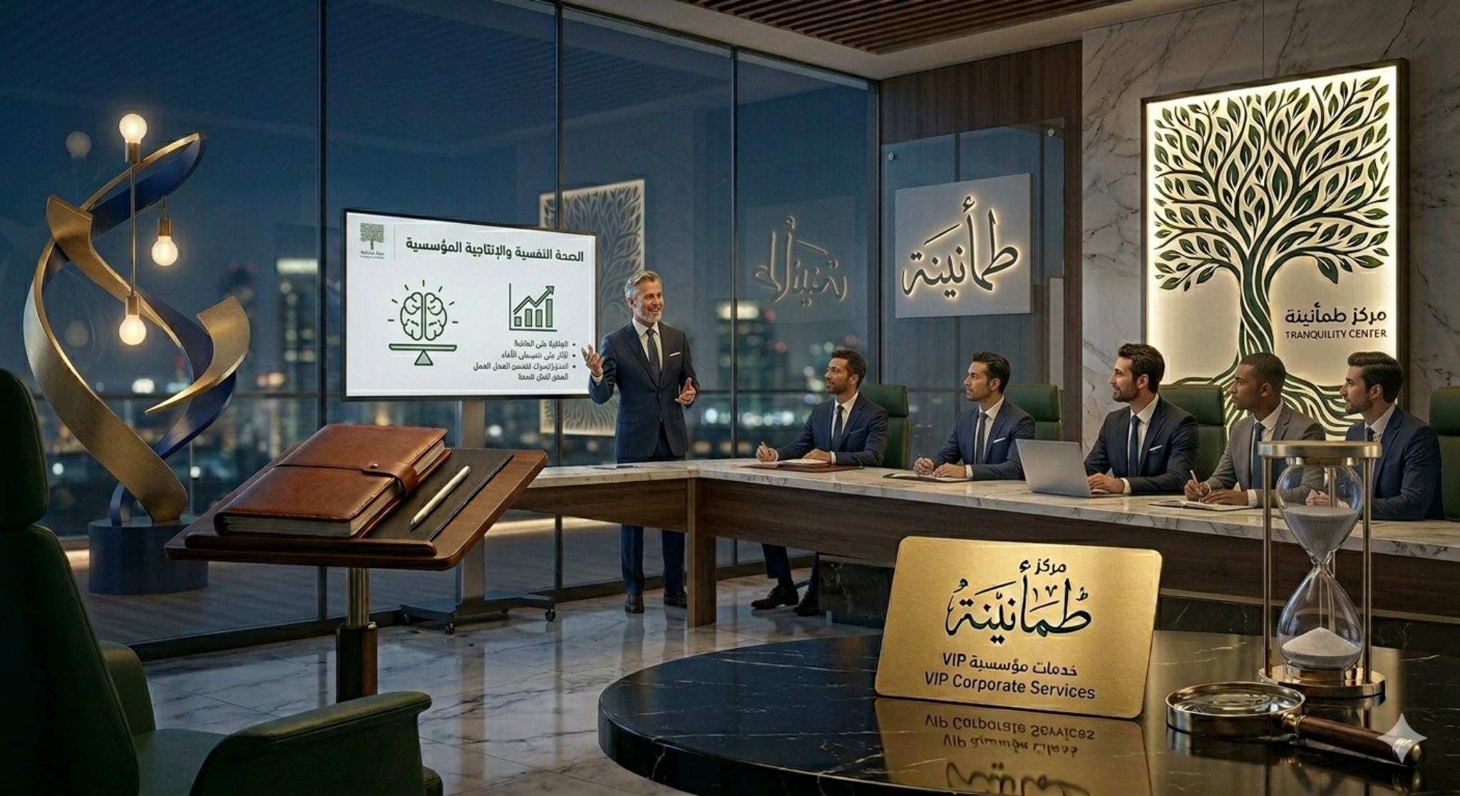 حلول الصحة النفسية للمؤسسات